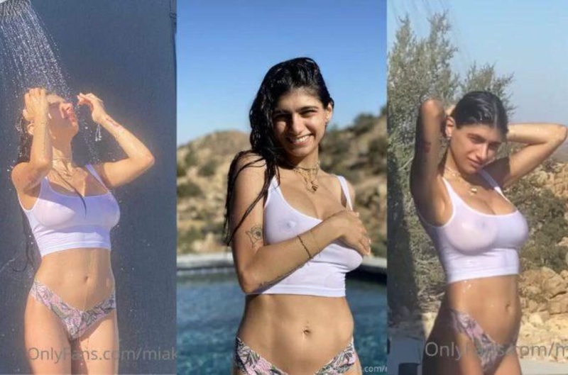 Mia Khalifa $100 Boobs See Through Video Leaked
