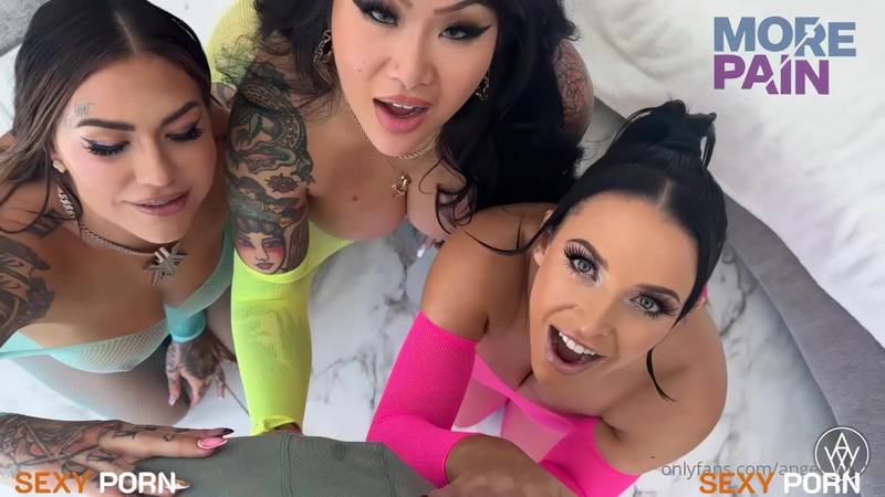 NEW OnlyFans Angela White, Connie Perignon, Karmen Karma & Damion Dayski When You Finally Find a Dick BIG Enough for 3! Video Leaked