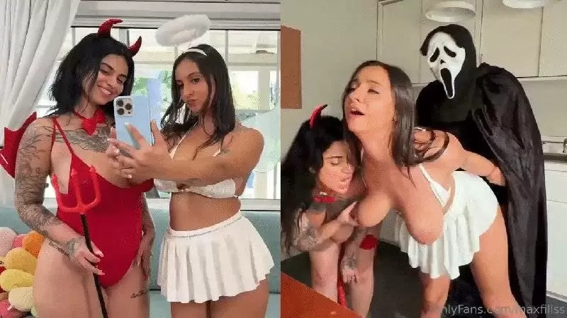 New Hailey Rose, Azzy Star – Gets Fucked On Their Halloween Costumes Video Leaked