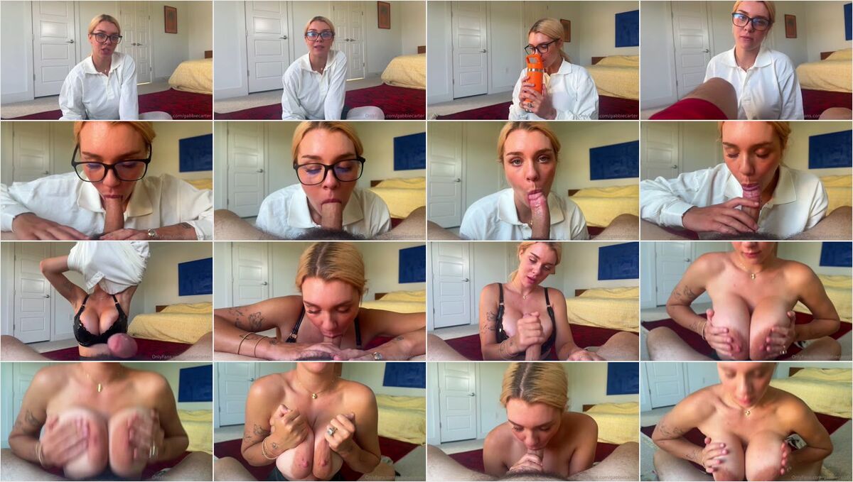 New OnlyFans – Gabbie Carter – Roleplay Slutty Little Nerd Practices Using Dick Video Leaked